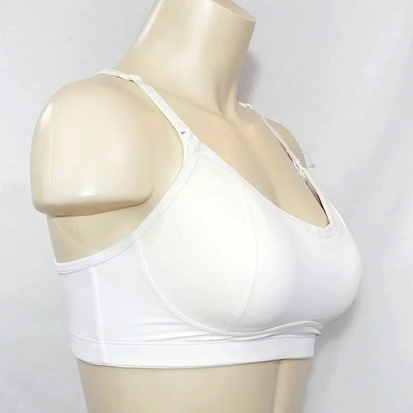 XL Two Hearts Maternity Nursing Molded Wire Free Bra White NEW WITHOUT TAGS - Picture 3 of 4